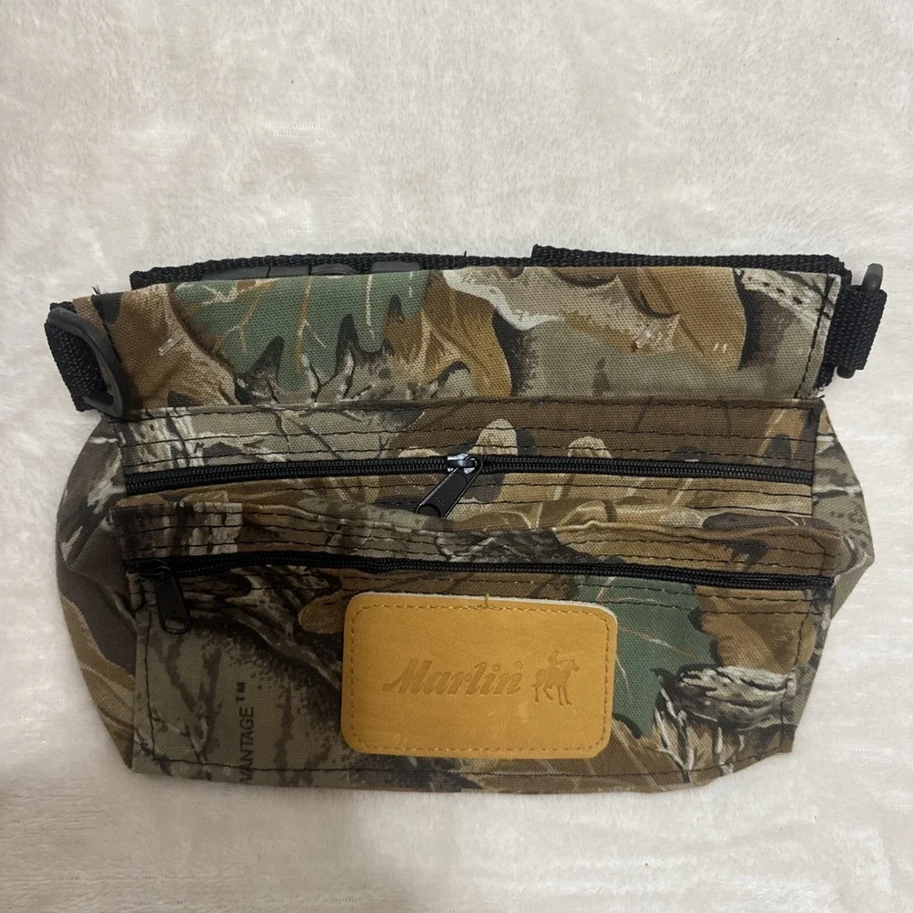 Marlin Real Leaf Pouch 10x7 With Strap